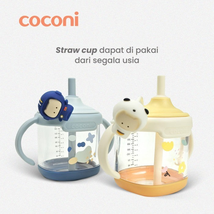 COCONI Sip' n Grow Tumbler 260ml | Sippy Cup | Gelas Susu Anak Sedotan