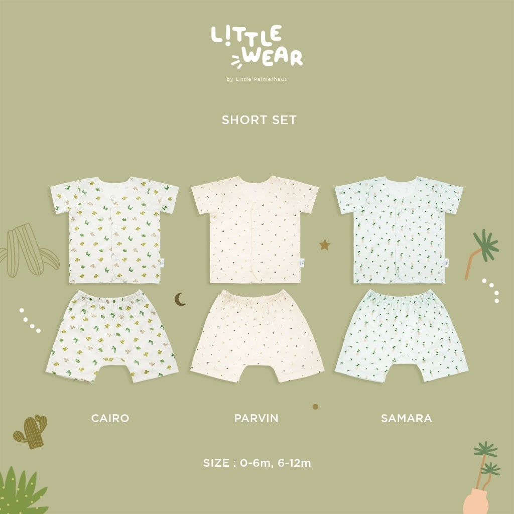Little Palmerhaus - Little Wear Short Set 21.0 (Setelan Bayi Lengan Pendek)