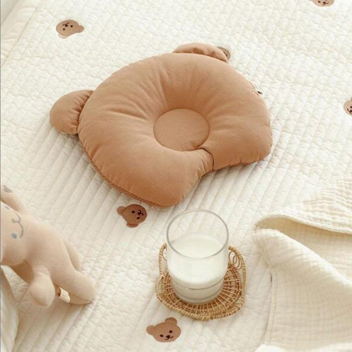 Kuma Bantal Peang Anak Bayi Bear Shaping Pillow Newborn YT007