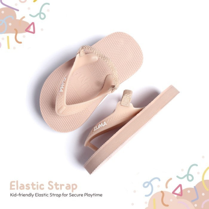 Zuma Baby Classic 8 Blush Nude, Sandal Jepit Bayi Karet