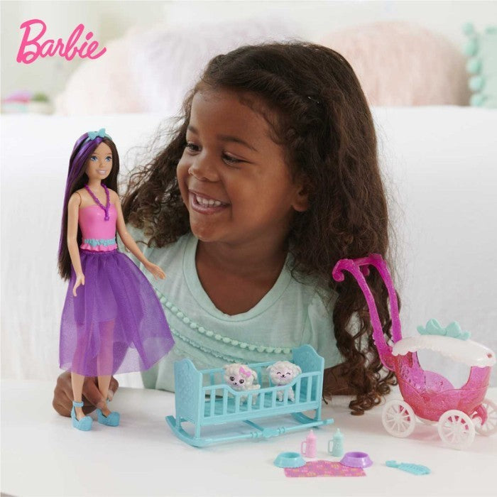 Barbie Dreamtopia Skipper Doll Nurturing Playset - Mainan Aksesoris