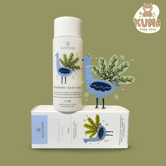 Kuntoem Rosemary Hair Tonic Anak Baby minyak organik tumbuhan dan ekstrak botanical menjaga kelembapan rambut, dan merawat kesuburan rambut