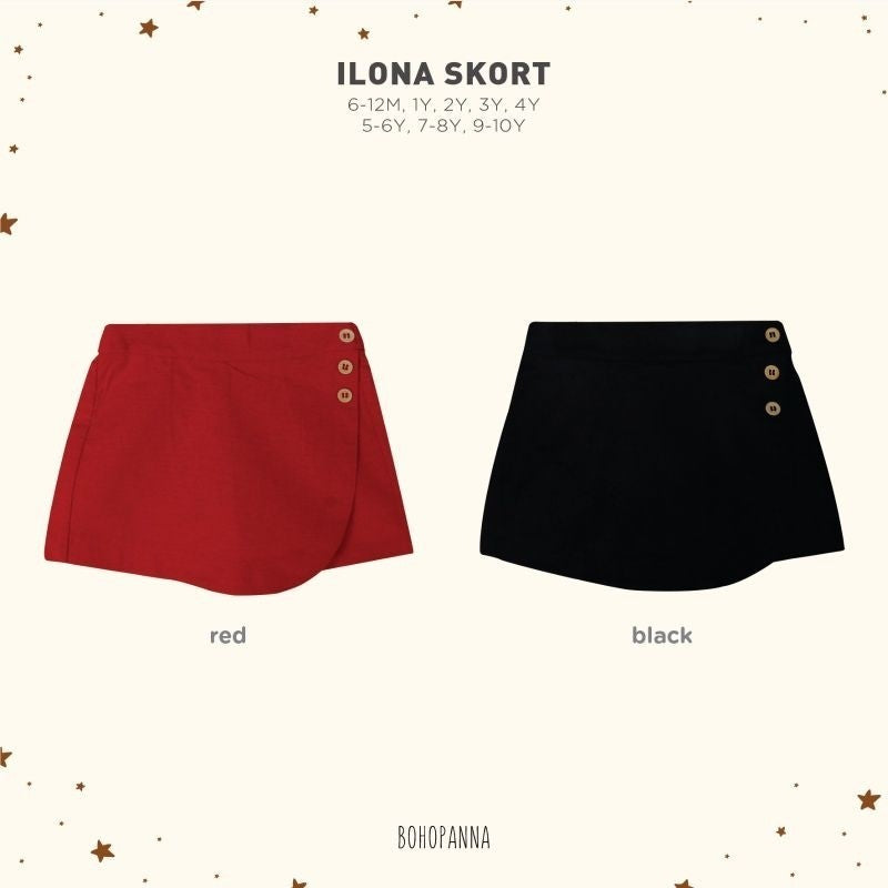 BOHOPANNA - ILONA SKORT - ROK ANAK - SKORT ANAK - ROK CELANA ANAK BP2456