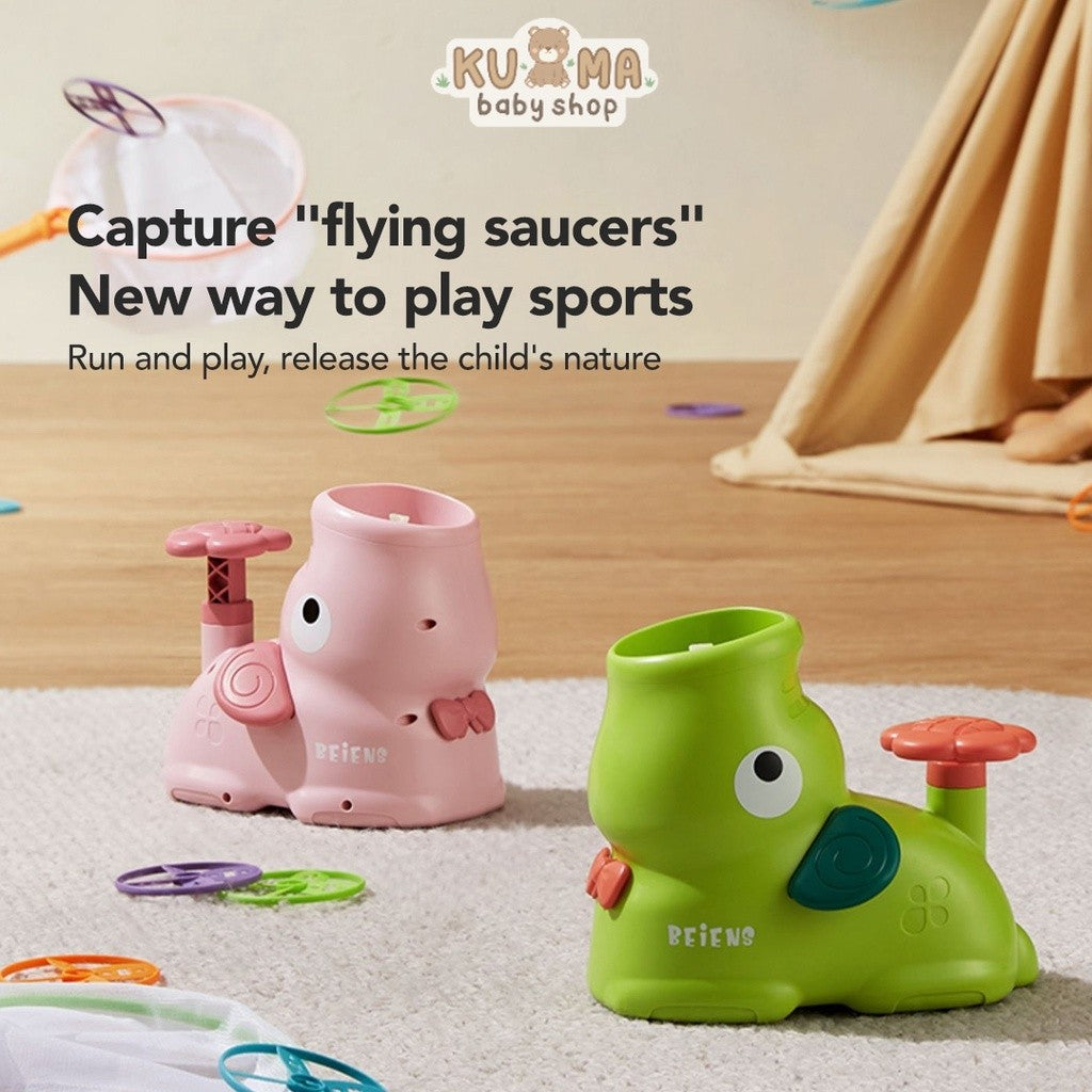 Beiens Flying Saucer Elephant Toy Mainan Interaktif Outdoor Piring Terbang Anak