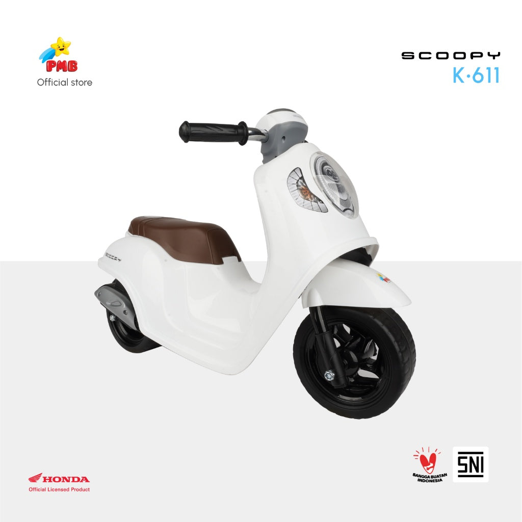 MAINAN ANAK MOTOR FOOT TO FLOOR HONDA SCOOPY K611 - PMB TOYS