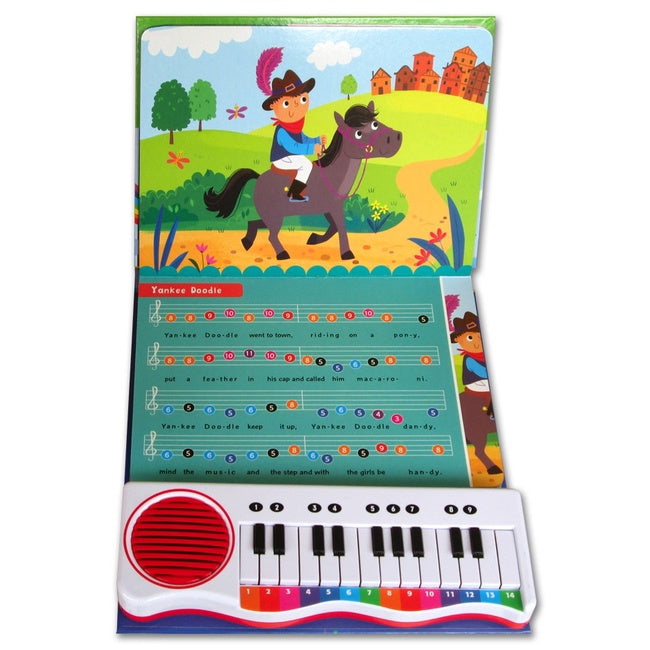 Itsy Bitsy Spider and other Songs Piano Board Book with 7 Songs