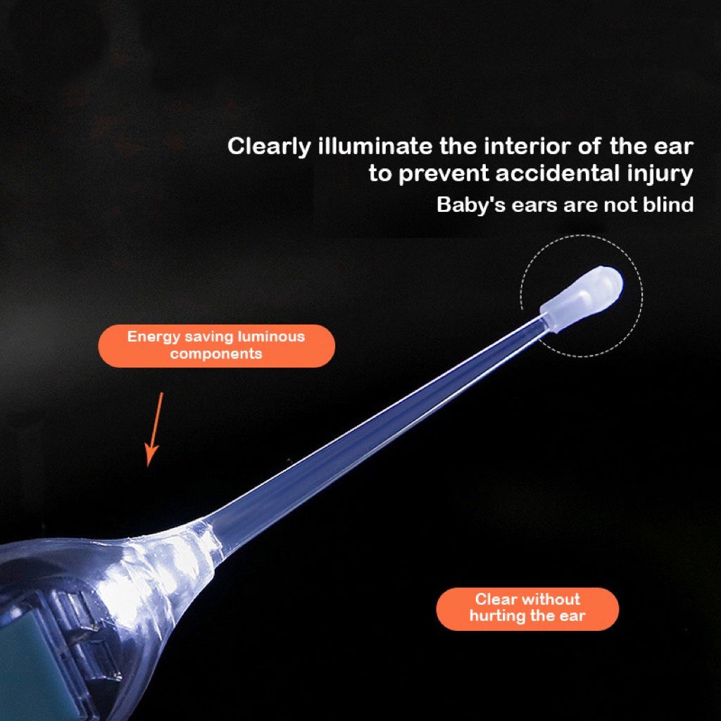 Luminous Ear Spoon Baby Pembersih Telinga Bayi untuk mengambil kotoran telinga/Pembersih Kotoran Telinga