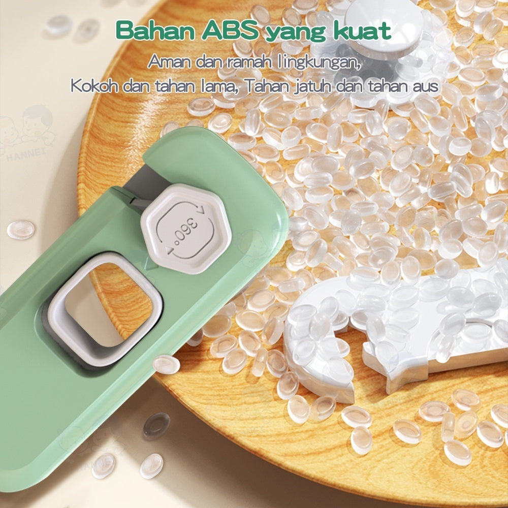Hannei Pengaman Laci Lemari Bayi Safety Lock Kunci Kulkas Pengaman Laci Pintu Serbaguna