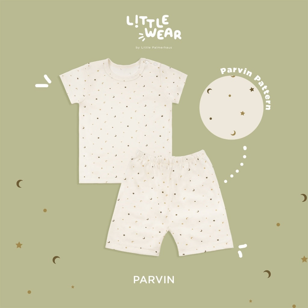 Little Palmerhaus - Little Wear Shoulder Button Short Set 21.0 (Setelah anak lengan pendek)