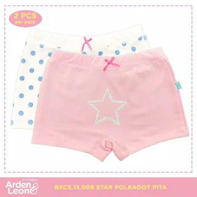 ARDENLEON (2pcs) Celana Dalam Anak Perempuan BXCE / Boxer Cewe