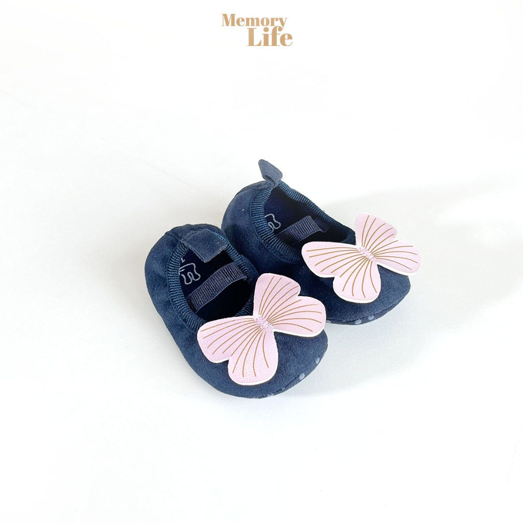MemoryLife - Prewalker Ribbon Butterfly | Sepatu Prewalker Bayi Perempuan Umur 0 Bulan - 18 Bulan