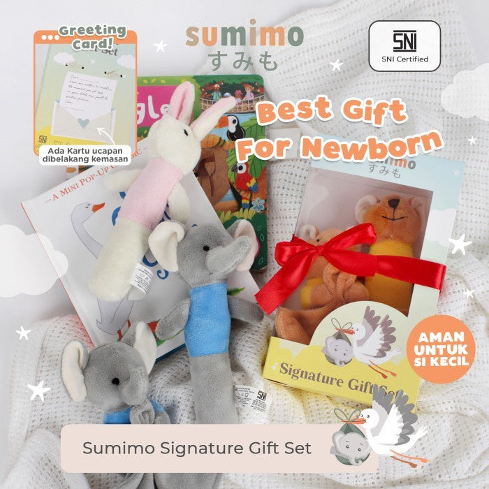 Sumimo Signature Gift Set Hadiah Anak Rattle