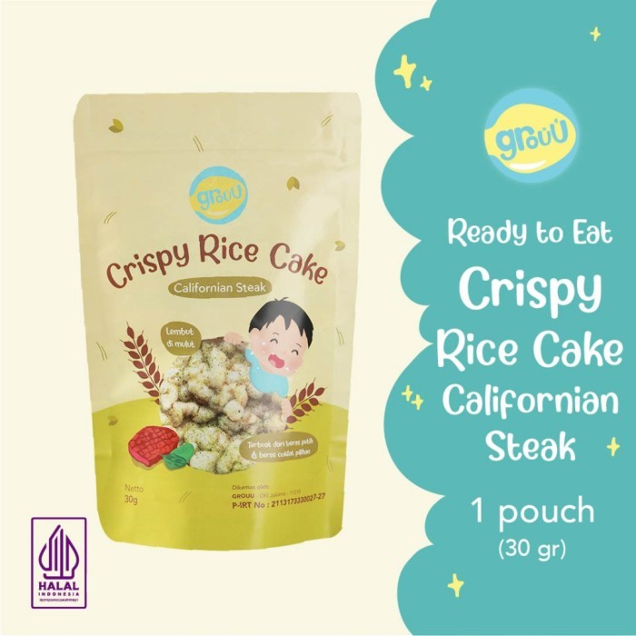 Grouu - Cemilan Anak - Crispy Rice Cake