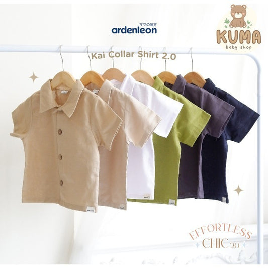 ARDENLEON Kemeja Anak Chic Kai Collar Shirt 2.0