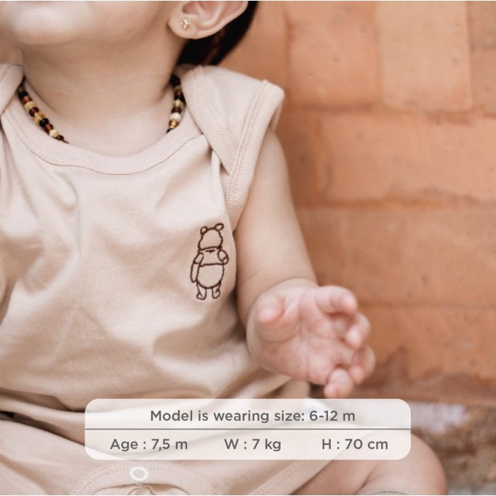 Romper Bayi - Little Palmerhaus Pooh's Honey Hunt Baby Romper