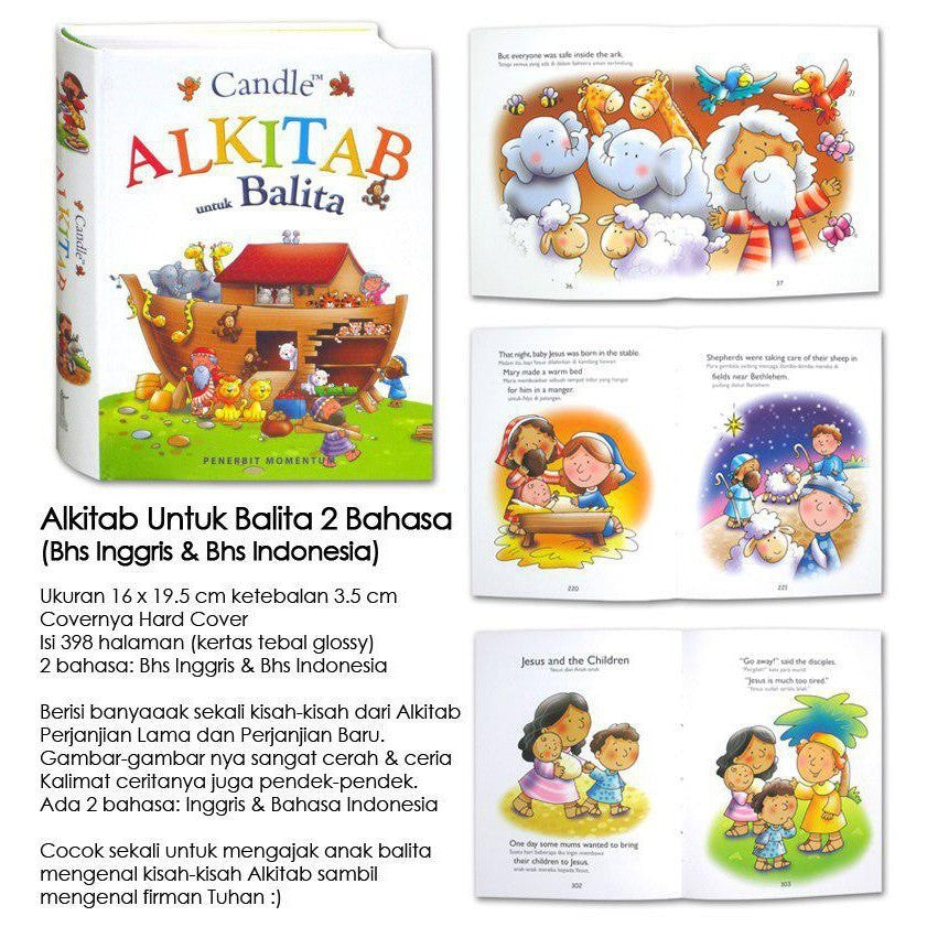 Cerita Alkitab untuk Balita Bilingual (English & Bahasa Indonesia)