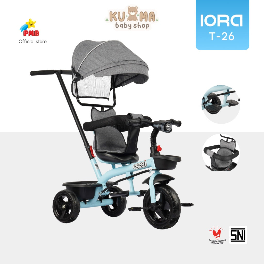 Sepeda Roda Tiga IORA Tricycle T26 – PMB Toys