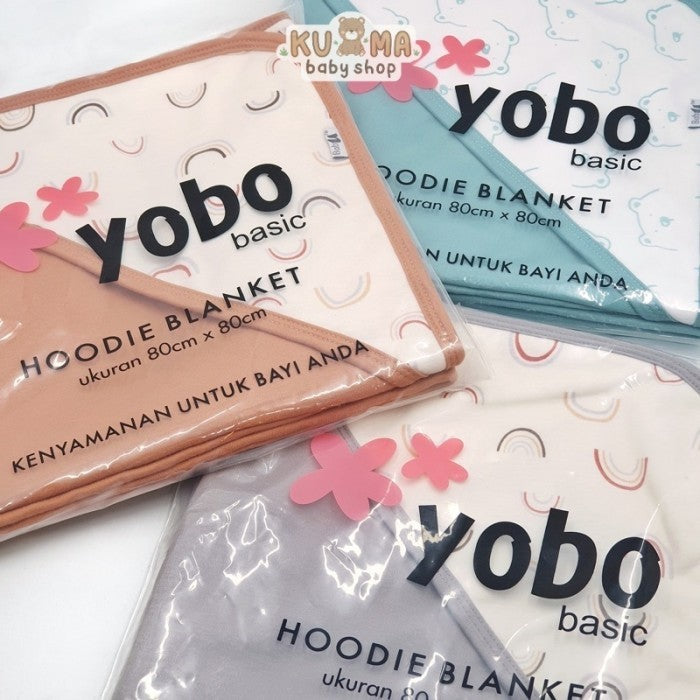 YOBO Hoodie Baby Blanket | SELIMUT TOPI BAYI 80cm x 80cm 1pcs