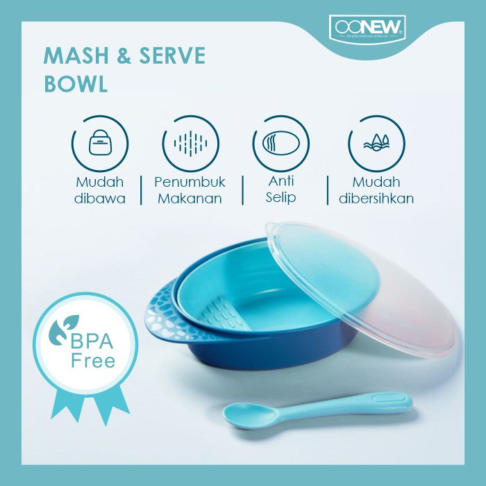 Mangkuk Bayi - OONEW - Mash & Serve Bowl TB1919