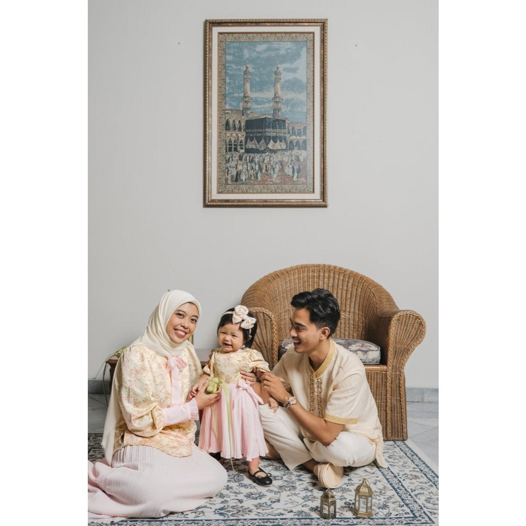 BOHOPANNA - RAYA COLLECTION 2025 - THANIA BOW HEADBAND PRINT - Bando Bayi
