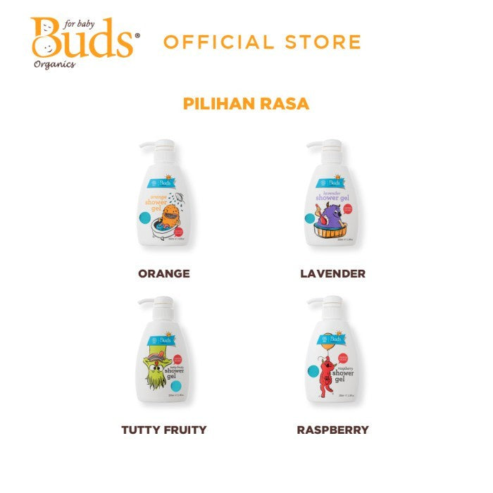Buds Organics Shower Gel for Kids - Sabun Mandi Kulit Anak