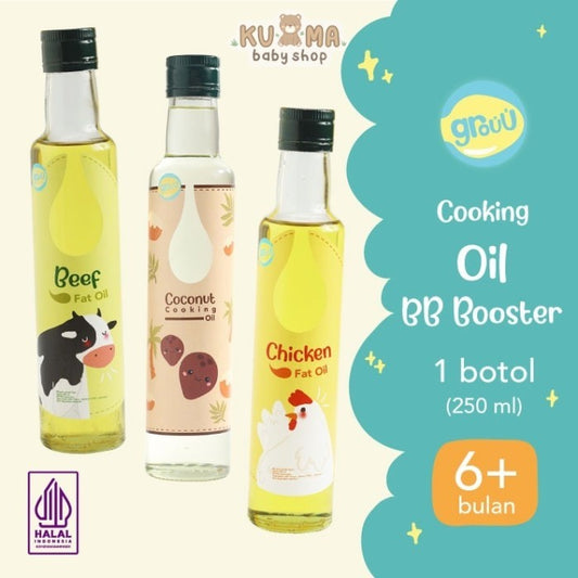 Grouu - Fat Oil / Minyak Lemak BB Booster Chicken, Beef, Coconut