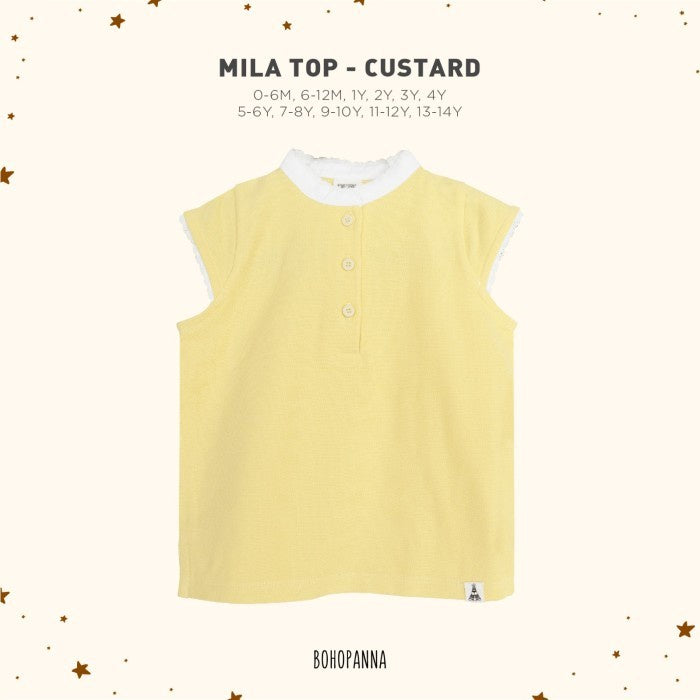 BOHOPANNA - MILA TOP - ATASAN ANAK PEREMPUAN