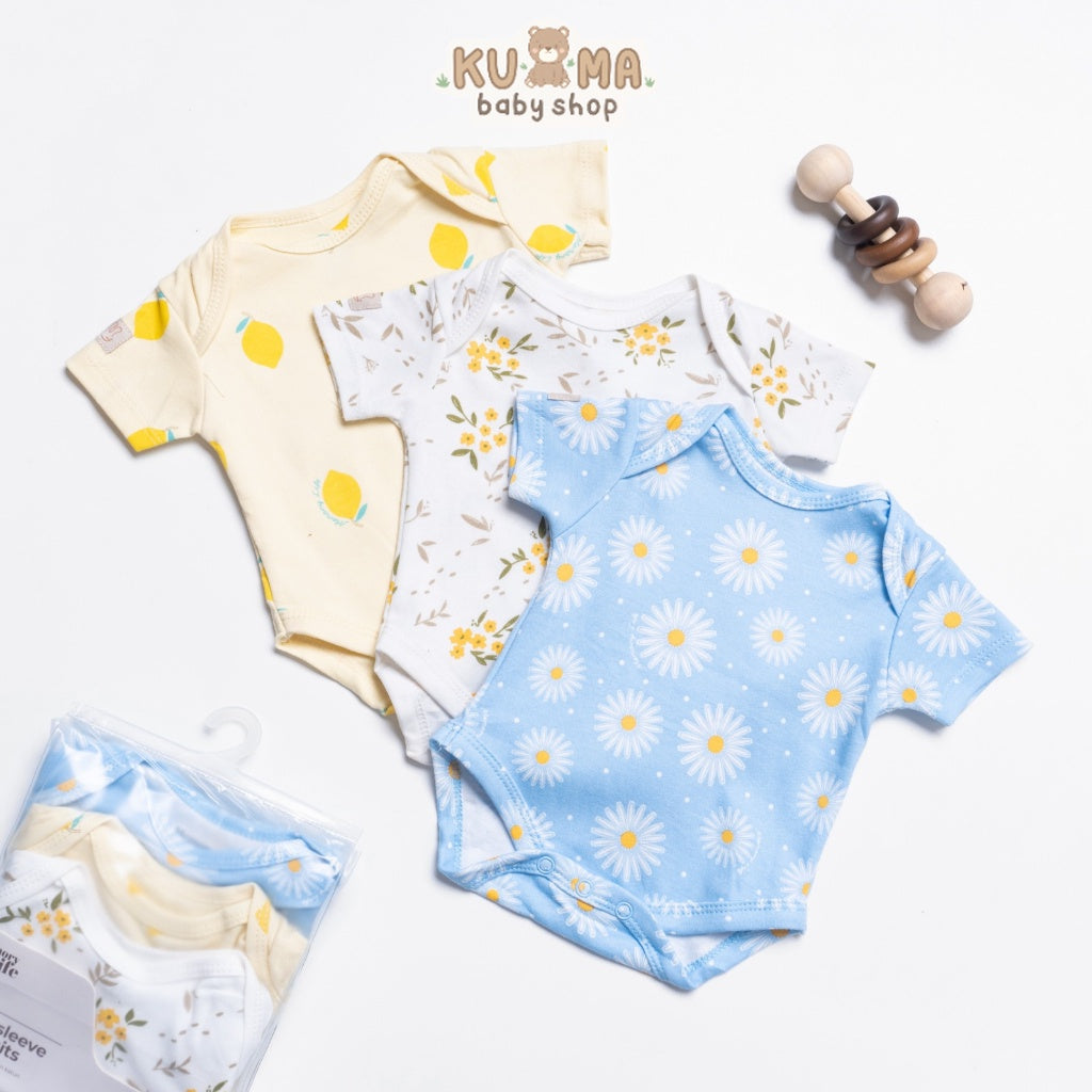 Memory Life Bodysuit 3 in 1 - MemoryLife Basic Series / Bodysuit Bayi Pattern Motif