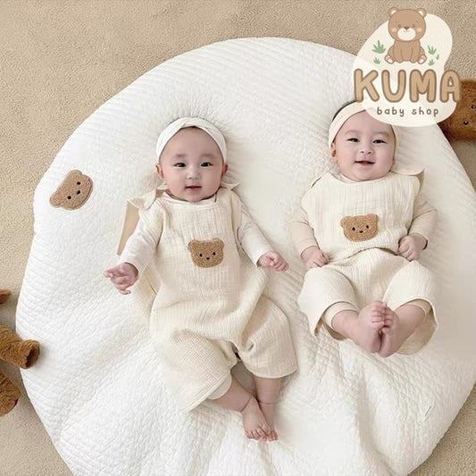 Kuma Bear Selimut Tidur Anak Bayi Sleepsack Sleeveless Buka Kaki