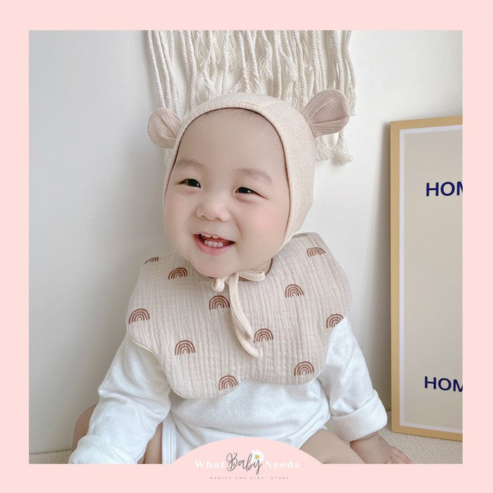 Lena Cloth Bib / Celemek Kain Anak Bayi / Baby Slabber