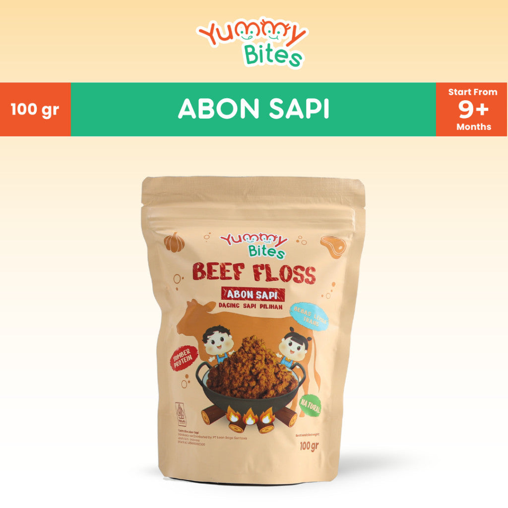 [NIKITA WILLY EXCLUSIVE] Yummy Bites Abon Mpasi & Anak 100 GR [Abon Ayam, Abon Sapi] - BB Booster - NO MSG