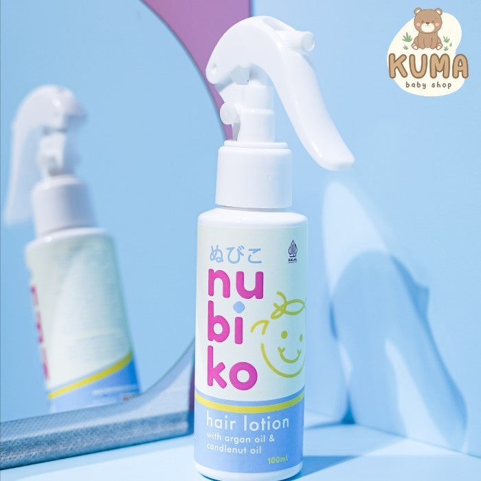 Nubiko Hair Lotion | Argan Oil & Candlenut Oil baby Minyak Rambut Bayi