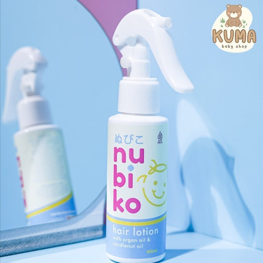 Nubiko Hair Lotion | Argan Oil & Candlenut Oil baby Minyak Rambut Bayi