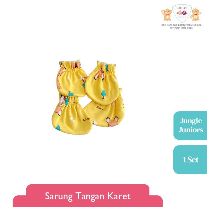 LIBBY Sarung Tangan & Kaki Motif Jungle Juniors  (1pcs/set)
