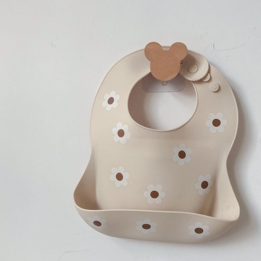 Kuma Bear Silicone Bib & Placemat Place Mat Alas Makan Celemek Makan