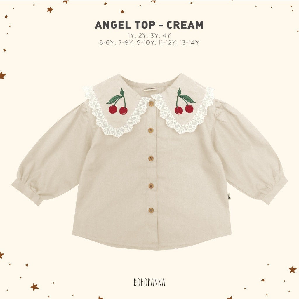 BOHOPANNA - ANGEL TOP - ATASAN ANAK PEREMPUAN 2425