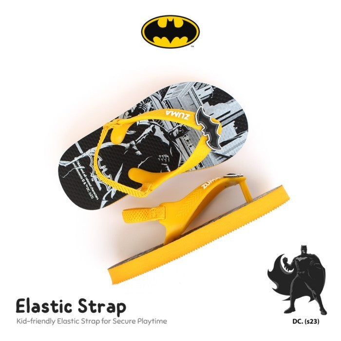 Zuma Baby Batman 2 Yellow, Sandal Jepit Bayi Karet Tali, Kuning