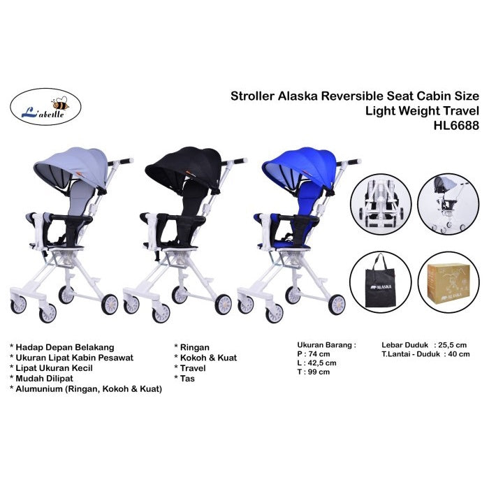 LABEILLE STROLLER ALASKA HL6688 / STROLLER