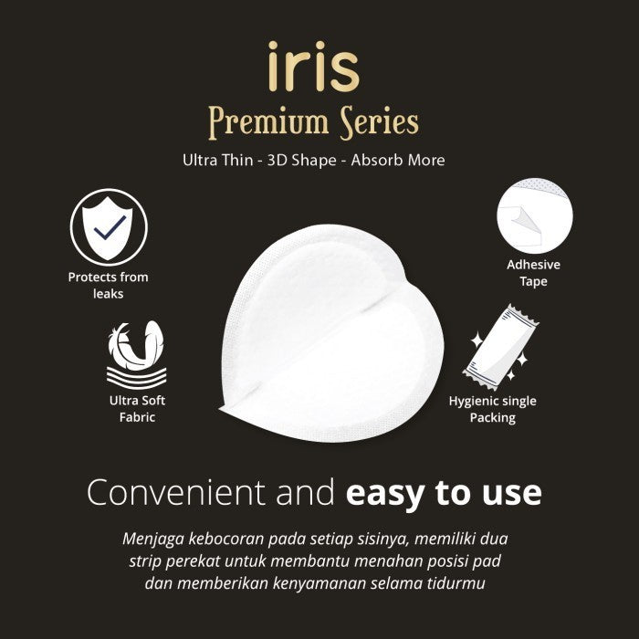 Disposable Breast Pads Premium (Iris)