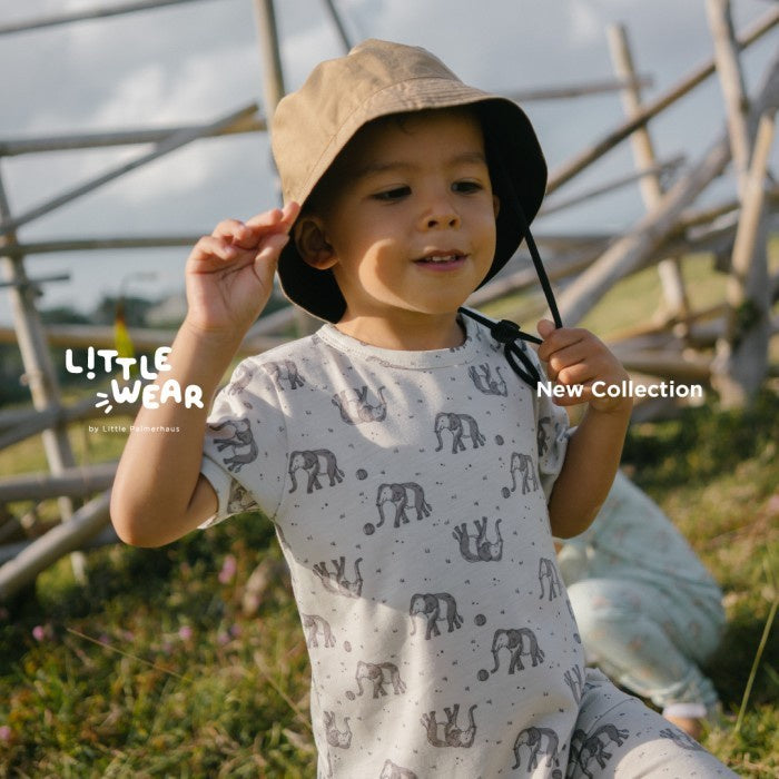 Baju Anak - Little Palmerhaus Little Wear Shoulder Short Set 17.0