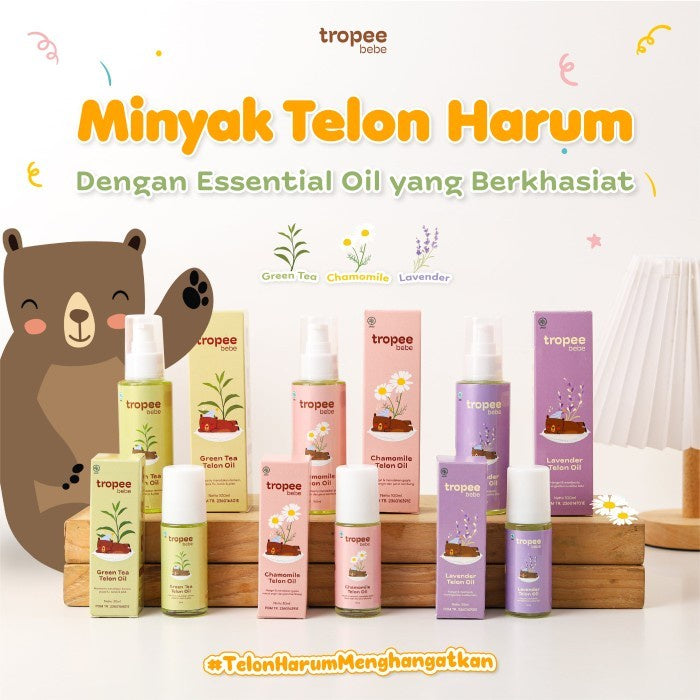 Tropee Bebe - Telon Oil (Minyak Telon) Roll On 30 ml 30ml