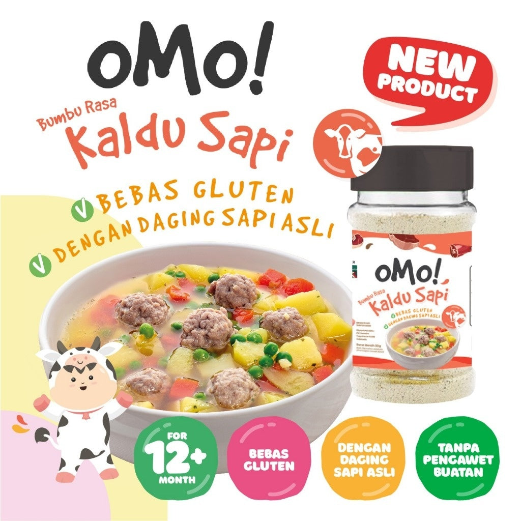 [NEW] OMO! KALDU SAPI (BEEF) / Ayam (Chicken) Mpasi Bebas Gluten Tanpa MSG