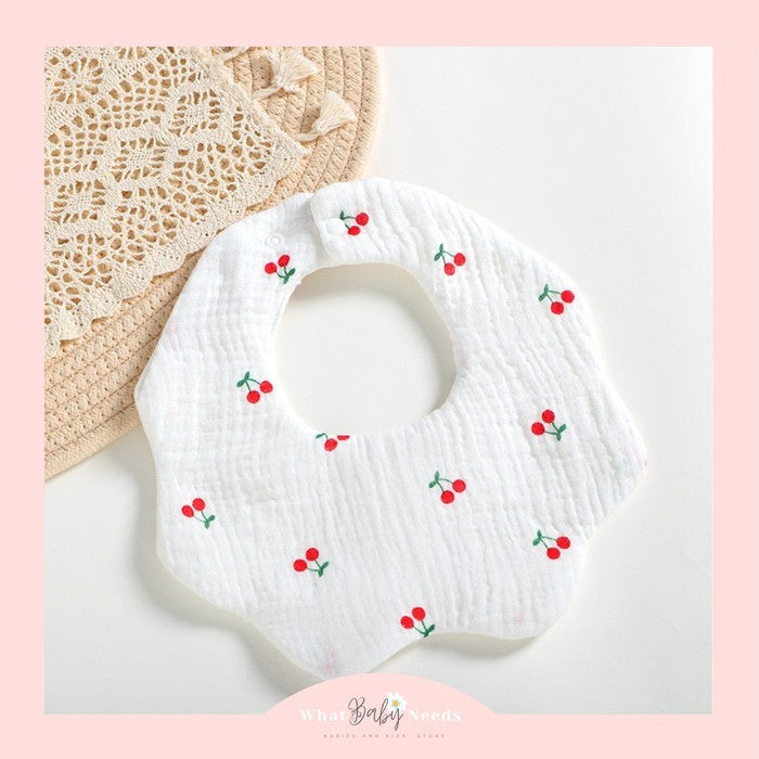 Lena Cloth Bib / Celemek Kain Anak Bayi / Baby Slabber