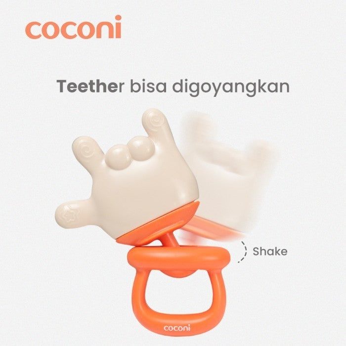 COCONI I Love You Hand Rattle and Teether | Mainan Gigitan Bayi