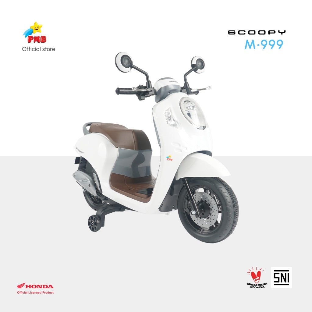 MAINAN ANAK MOTOR AKI HONDA SCOOPY M-999 - PMB TOYS