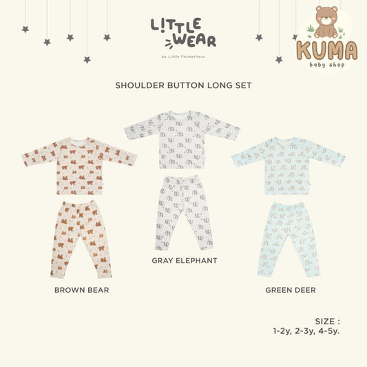 Baju Anak - Little Palmerhaus Little Wear Shoulder Long Set 17.0