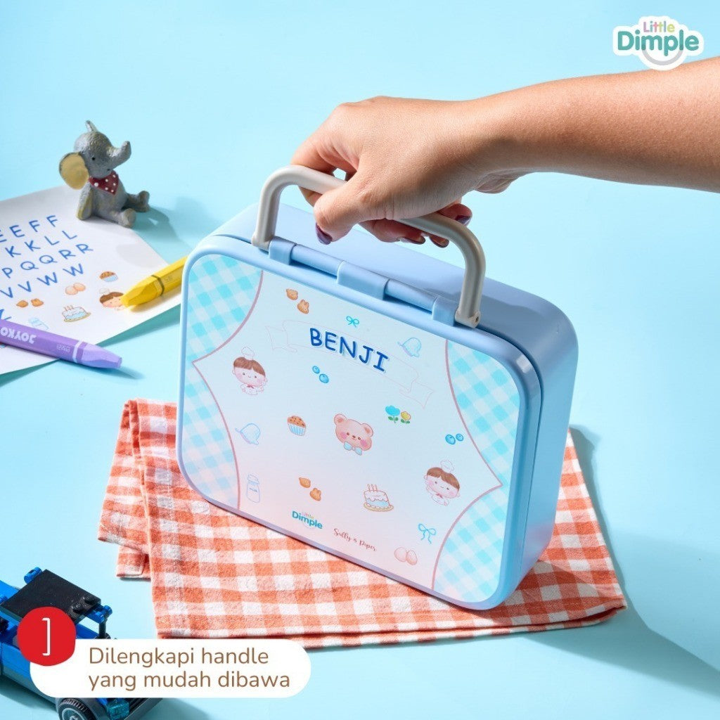 Little Dimple x Sally Piper Kid's Munchbox Tempat Bekal Anak Sekolah