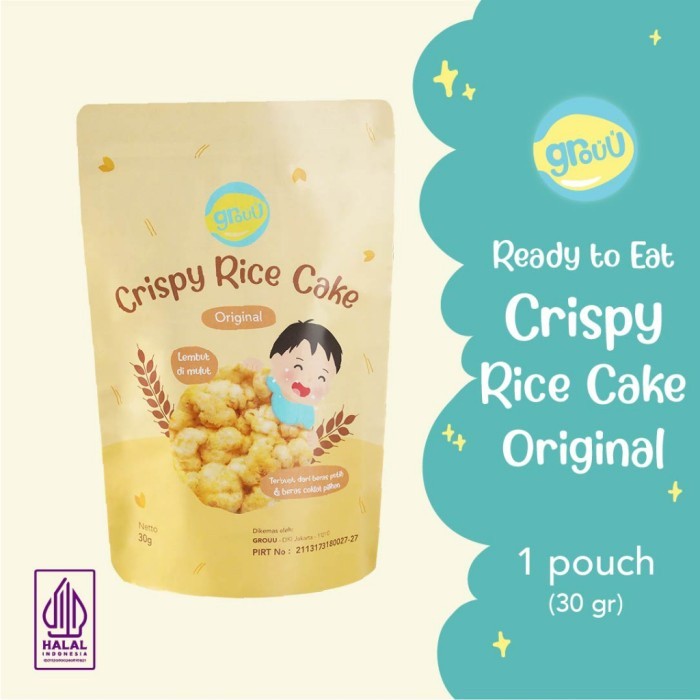 Grouu - Cemilan Anak - Crispy Rice Cake