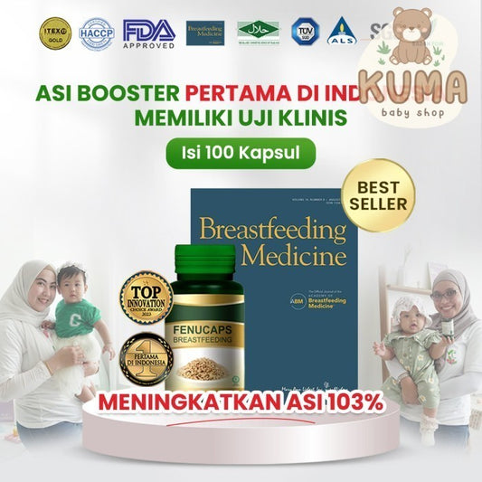 Fenucaps Plus 100 Breastfeeding Fenugreek Pelancar Asi