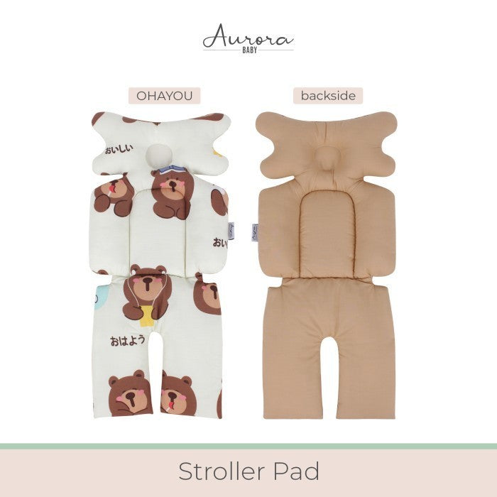 Aurora Baby - Alas Stroler dengan Sandaran Bantal Peyang (Peang)